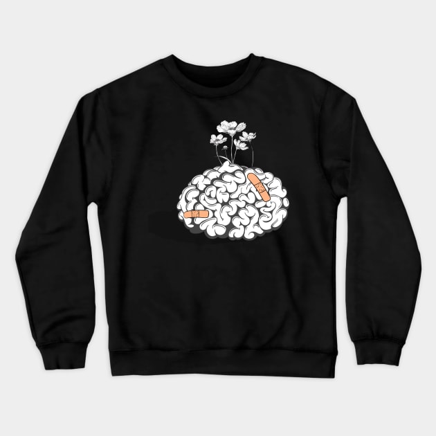 Brain breaks too Crewneck Sweatshirt by Sinashgarai